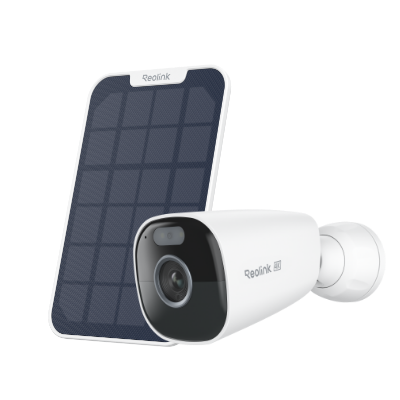 Cámara Reolink de batería Argus Eco Ultra + panel solar (blanco)