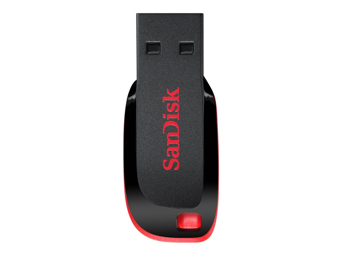 SanDisk Cruzer Blade - Unidad flash USB - 32 GB
                        
                            
                                 - USB 2.0 - rojo, negro elegante