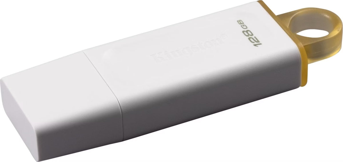 Kingston - USB flash drive - 128 GB
                        
                            
                                 - USB 3.0 - Plastic White-Yellow