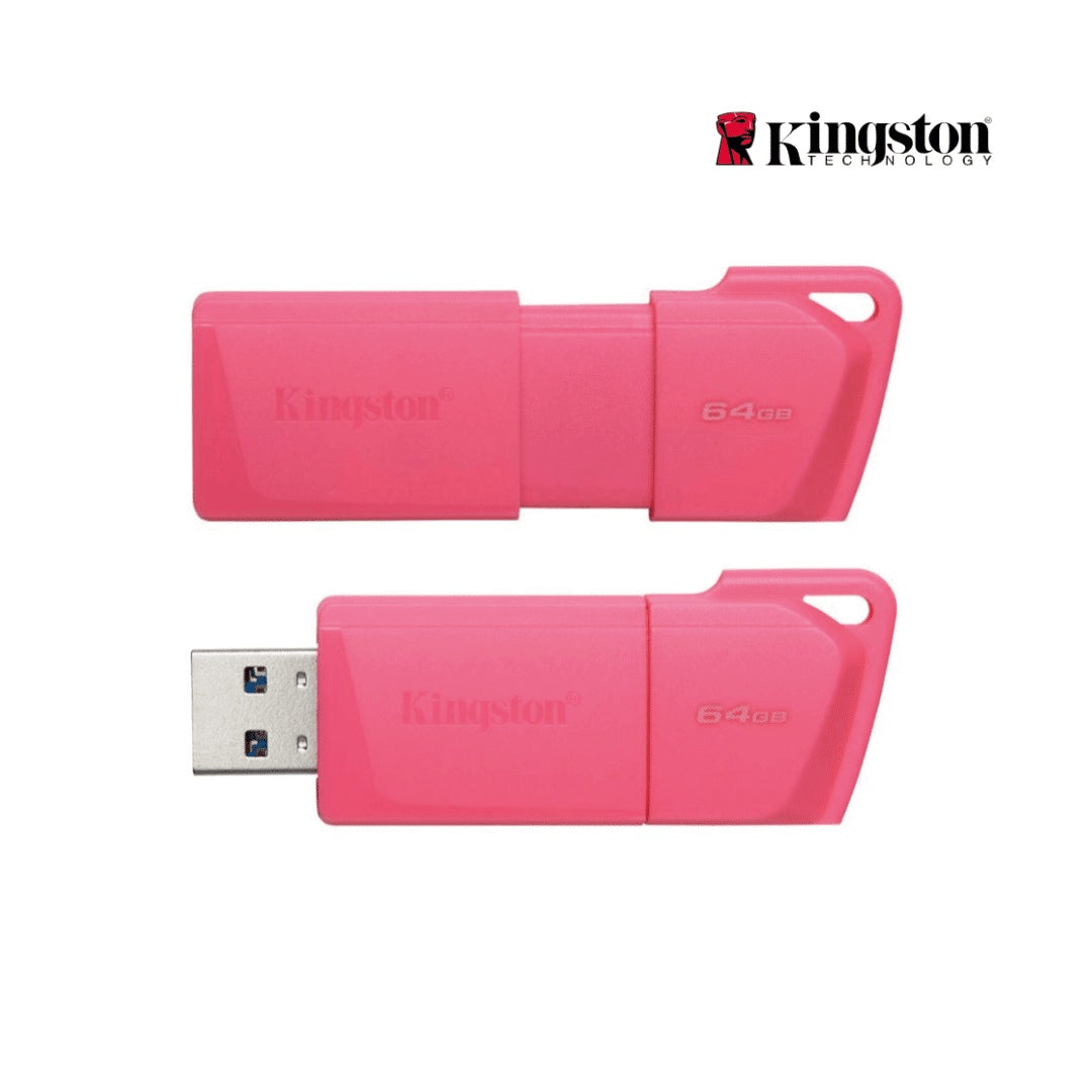 Kingston - USB flash drive - 64 GB
                        
                            
                                 - USB 3.2 Gen 1 - NEON (PINK)