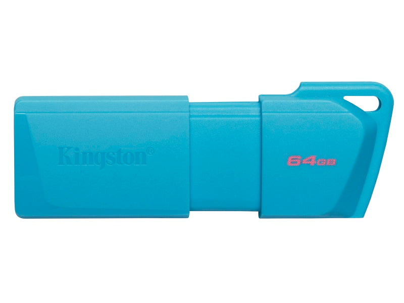 Kingston - USB flash drive - 64 GB
                        
                            
                                 - USB 3.2 Gen 1 - NEON Aqua Blue