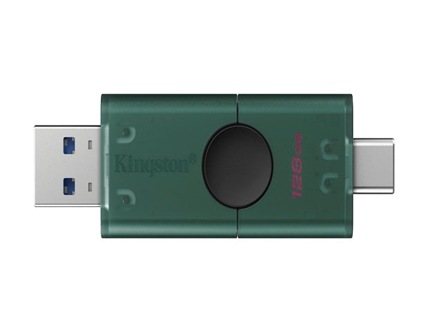Kingston 128GB USB-A + USB-C 3.2 Gen 1 DataTraveler DuoG2