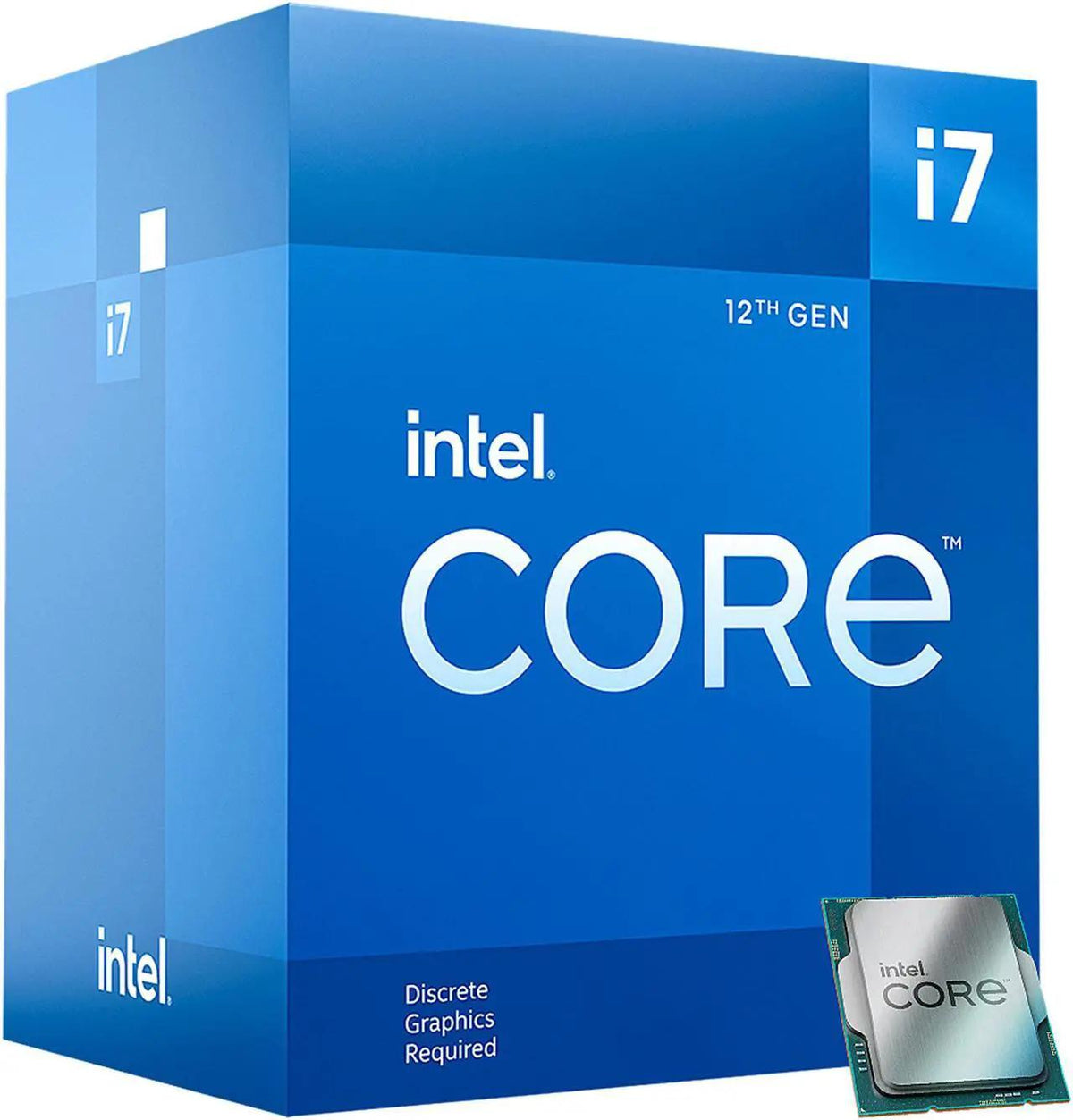 Intel Core i7 12700F - 2.1 GHz - 12 núcleos - 20 hilos - 25 MB caché - LGA1700 Socket - Caja