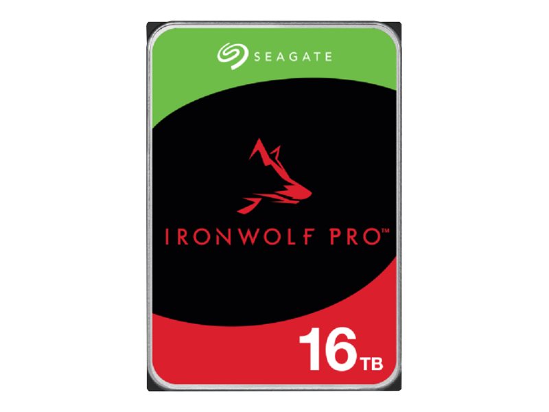 Seagate IronWolf Pro ST16000NT001 - Disco duro - 16 TB - interno - 3.5" - SATA 6Gb/s - 7200 rpm - búfer: 256 MB