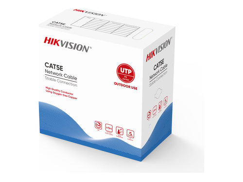 Hikvision Rollo de cable UTP CAT 5 DS-1LN5EO-UU/E