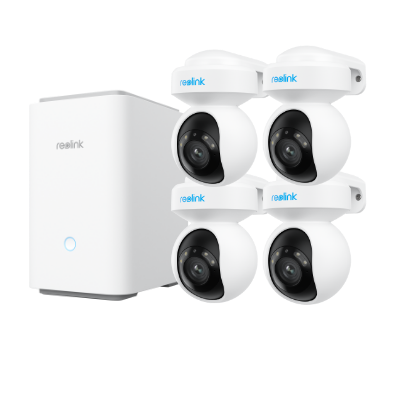 Kit Reolink Home Hub Pro con 4× E1 Outdoor Pro