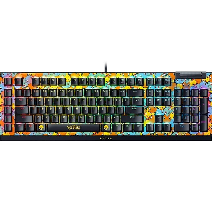 Razer - Keyboard - Wired - USB - BlackWidow V4 X - Pokemon Edit