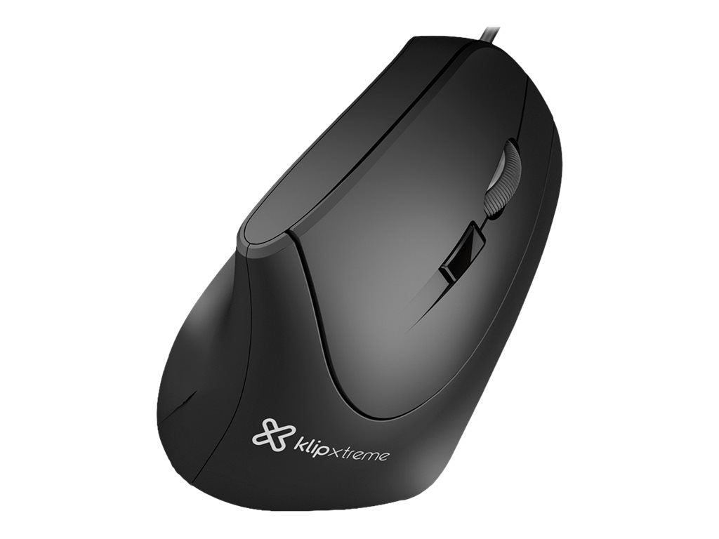 Klip Xtreme Krown KMO-506 - Ratón vertical - ergonómico
                        
                            
                                 - diestro - óptico - 6 botones - cableado - USB