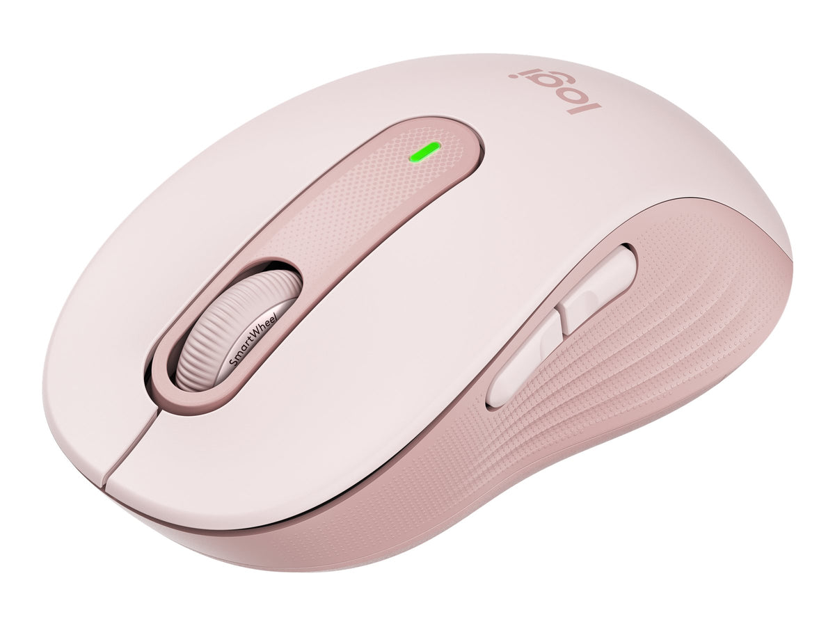Logitech Signature M650 - Ratón - manos pequeñas - diestro y zurdo - inalámbrico - 2.4 GHz, Bluetooth