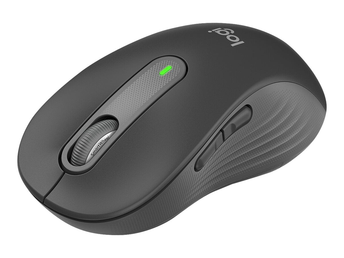 Logitech Signature M650 L - Ratón - tamaño completo - diestro - inalámbrico - 2.4 GHz, Bluetooth