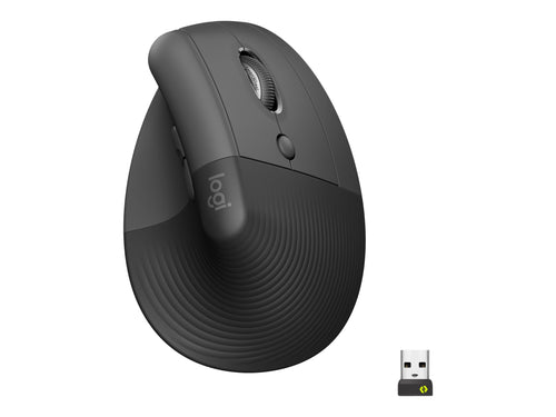 Logitech Lift Vertical Ergonomic Mouse Ratón ergonómico 910-006466