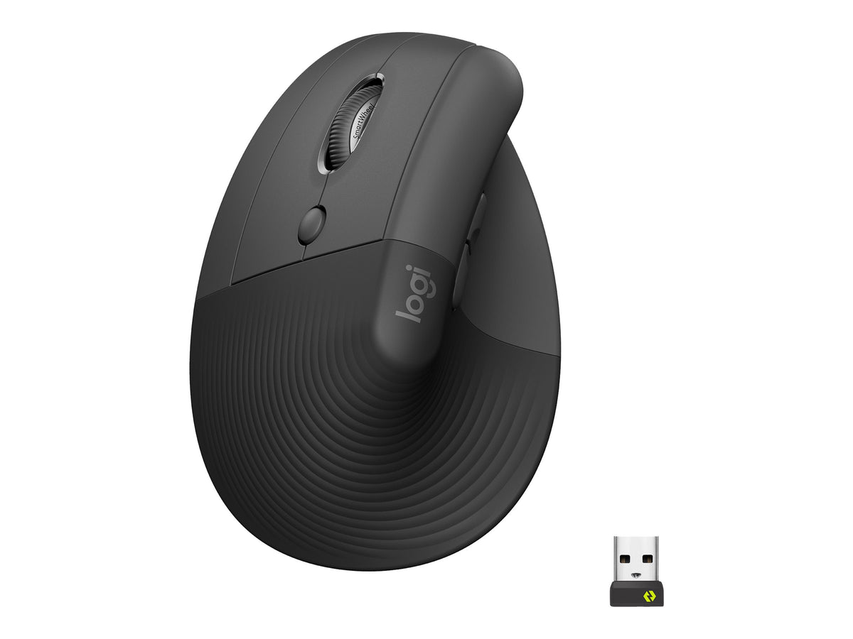 Logitech Lift Left Vertical Ergonomic Mouse - Ratón vertical - ergonómico
                        
                            
                                 - zurdo - 6 botones - inalámbrico