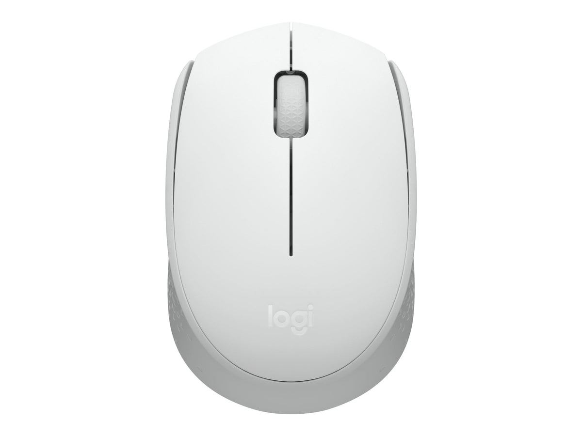 Logitech M170 Wireless Mouse, Ambidextrous, Off-white - Ratón - diestro y zurdo - óptico - 3 botones - inalámbrico