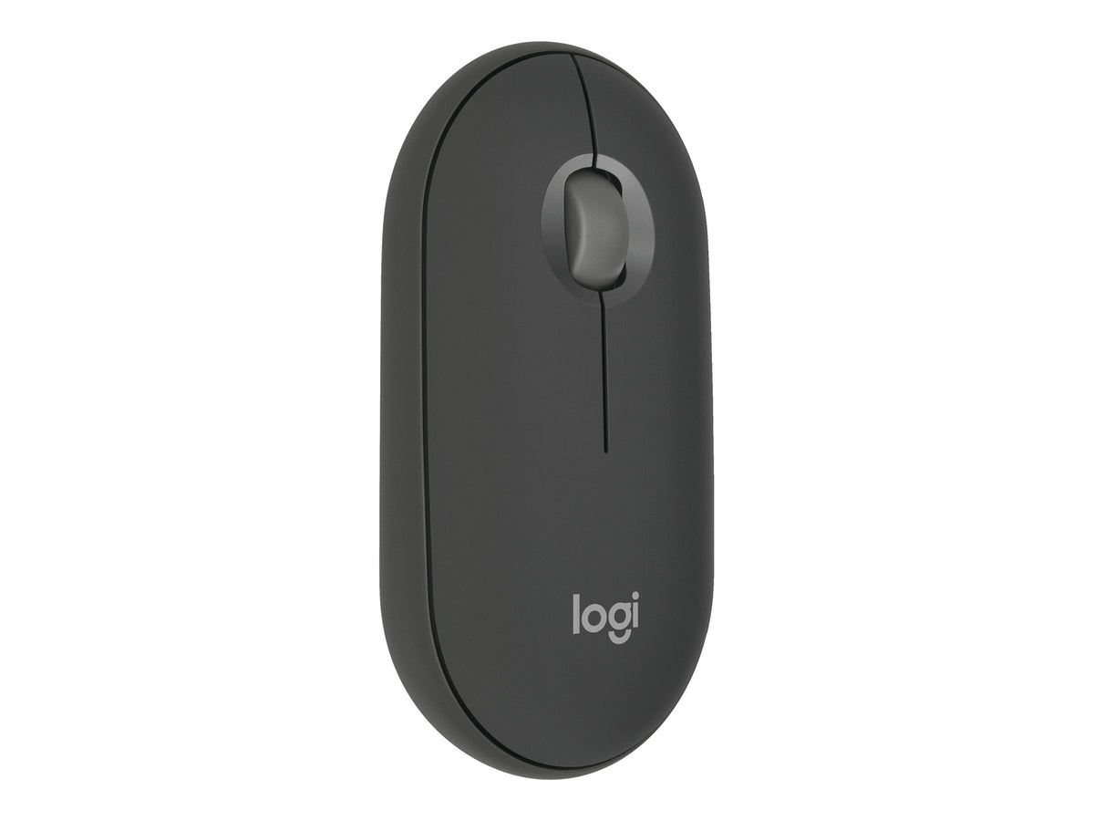 Logitech Pebble Mouse 2 M350s - Ratón - óptico - 3 botones - inalámbrico - Bluetooth - grafito