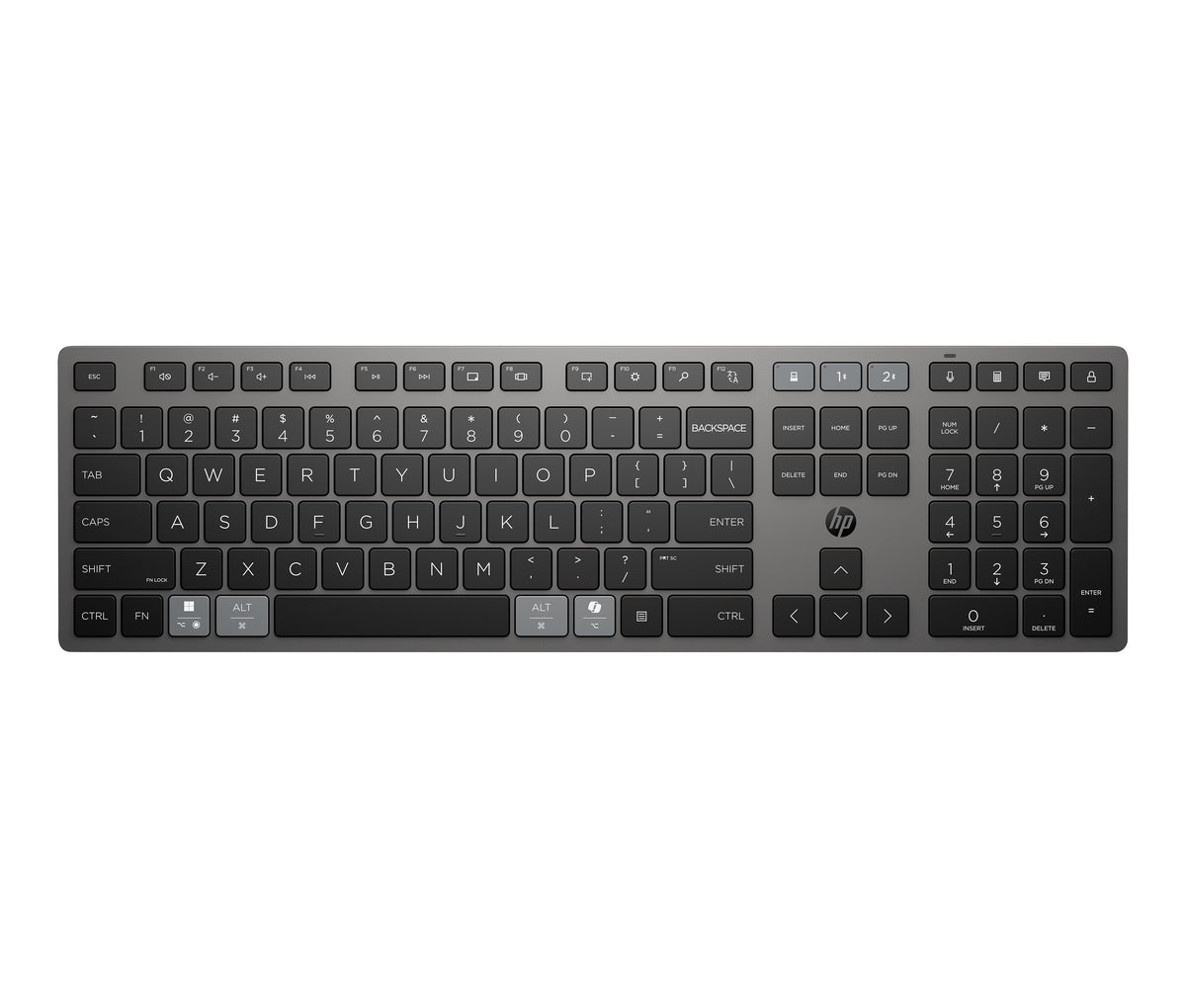 HP 720 Multi-Device Rechargeable Wireless Keyboard LTNA LNG Esp