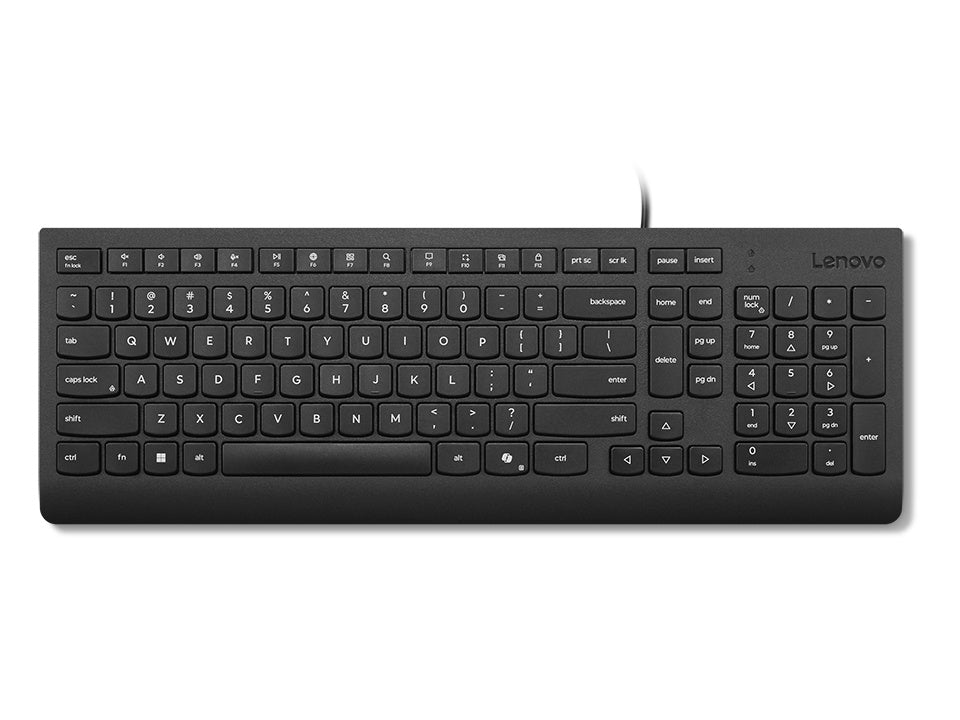 Lenovo Essential Wired Keyboard (Black) A Spanish 171