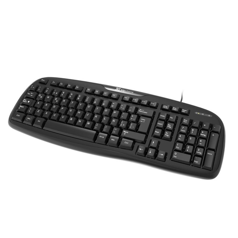 Klip Xtreme KKS-050S - Teclado - USB - español - negro azabache