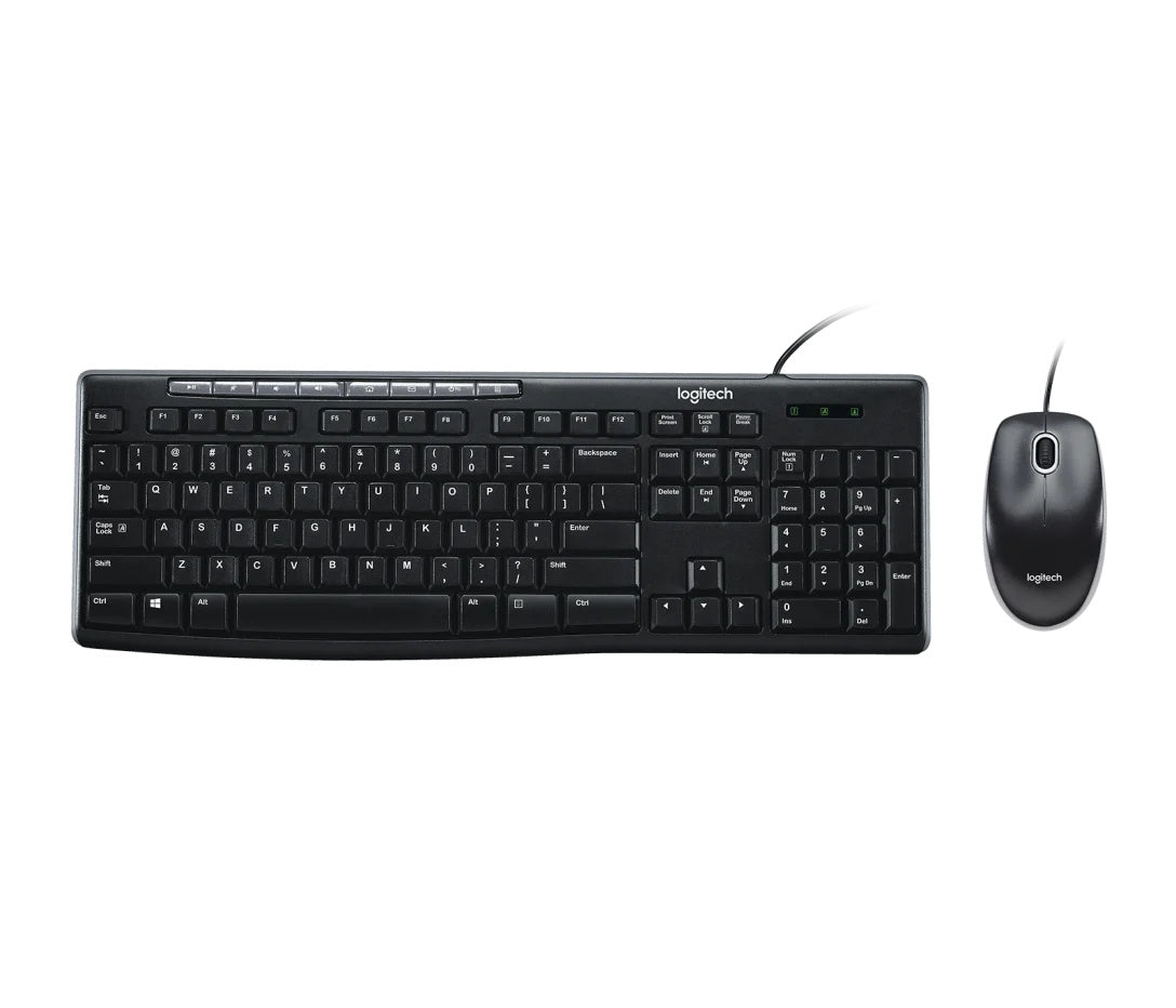 Logitech Media Combo MK200 - Juego de teclado y ratón - USB