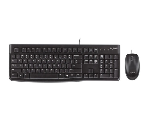 Logitech PC de escritorio MK120 Juego de teclado y ratón USB