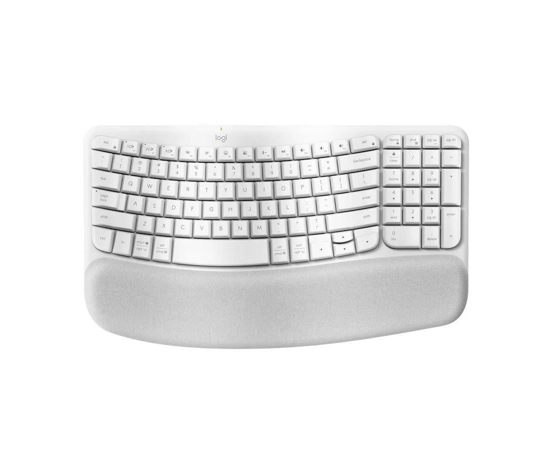Logitech - Keyboard - Wave keys
                        
                            
                                 - Spanish - Off white