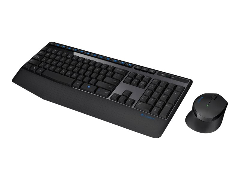 Logitech Wireless Combo MK345 - Juego de teclado y ratón - inalámbrico
                        
                            
                                 - 2.4 GHz - QWERTY - español - negro, azul