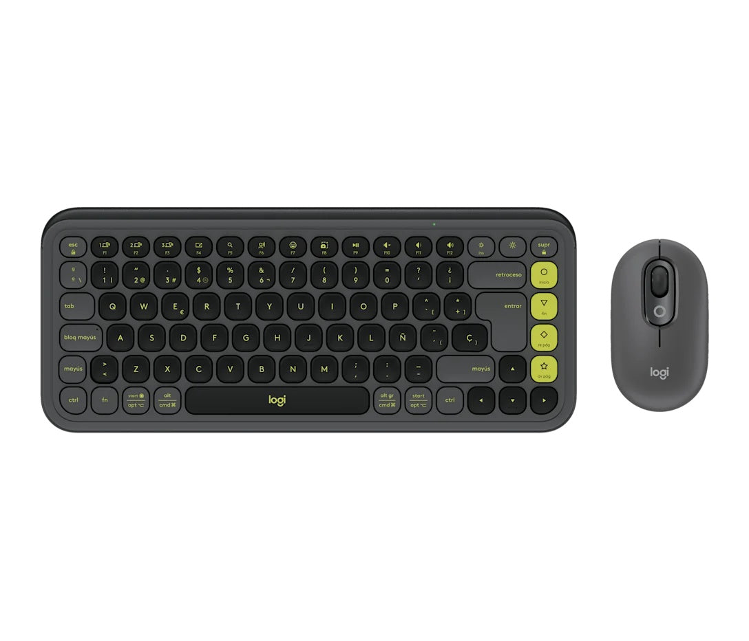 Logitech - Pop Icon Combo - Keyboard and mouse set
                        
                            
                                 - Spanish - Graphite