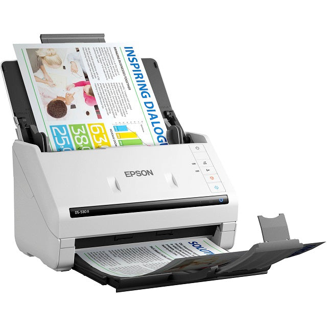 Epson DS-530 II - Escáner de documentos - hasta 35 ppm/70 ipm1, impresión a doble cara en 1 pasada - ADF 50 páginas