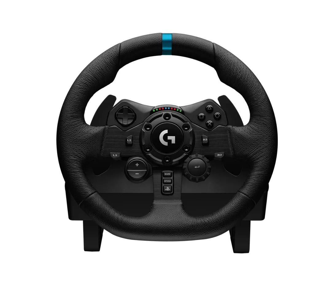 Logitech G923 Racing - Juego de volante y pedales - cableado - para PC, Sony PlayStation 4, Sony PlayStation 5