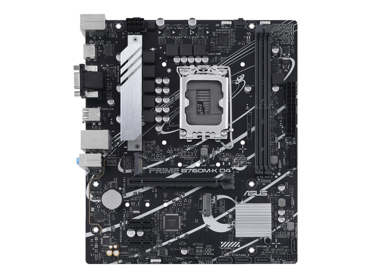 ASUS B760M-K PRIME D4 Placa base micro ATX Socket LGA1700 B760 Chipset