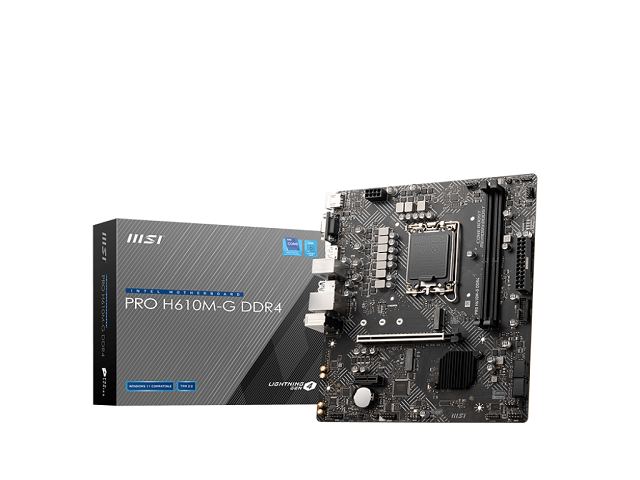 MSI H610M-G PRO DDR4 Motherboard