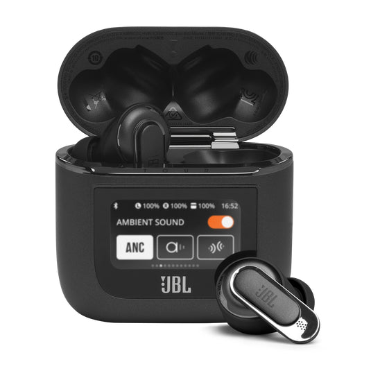 JBL Tour Pro 2 - Auriculares inalámbricos con micro - en oreja - Bluetooth - cancelación de sonido activo