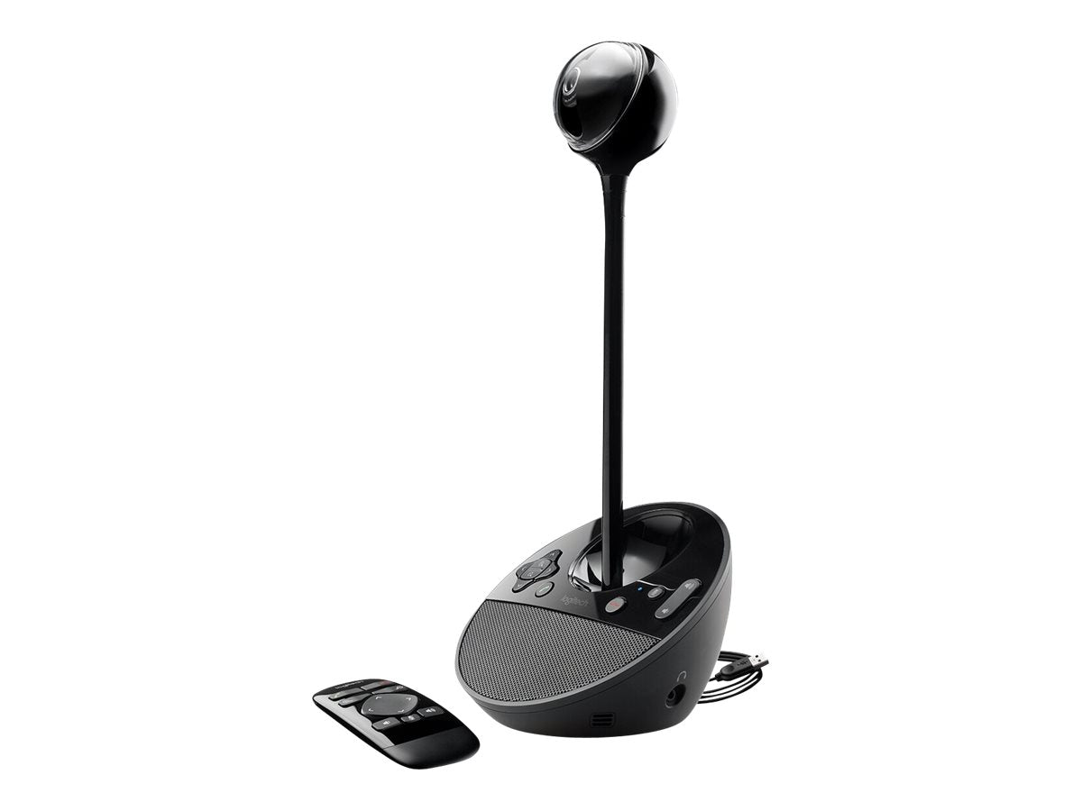 Logitech BCC950 ConferenceCam - Webcam - PTZ - color - 1920 x 1080 - audio - USB 2.0 - H.264