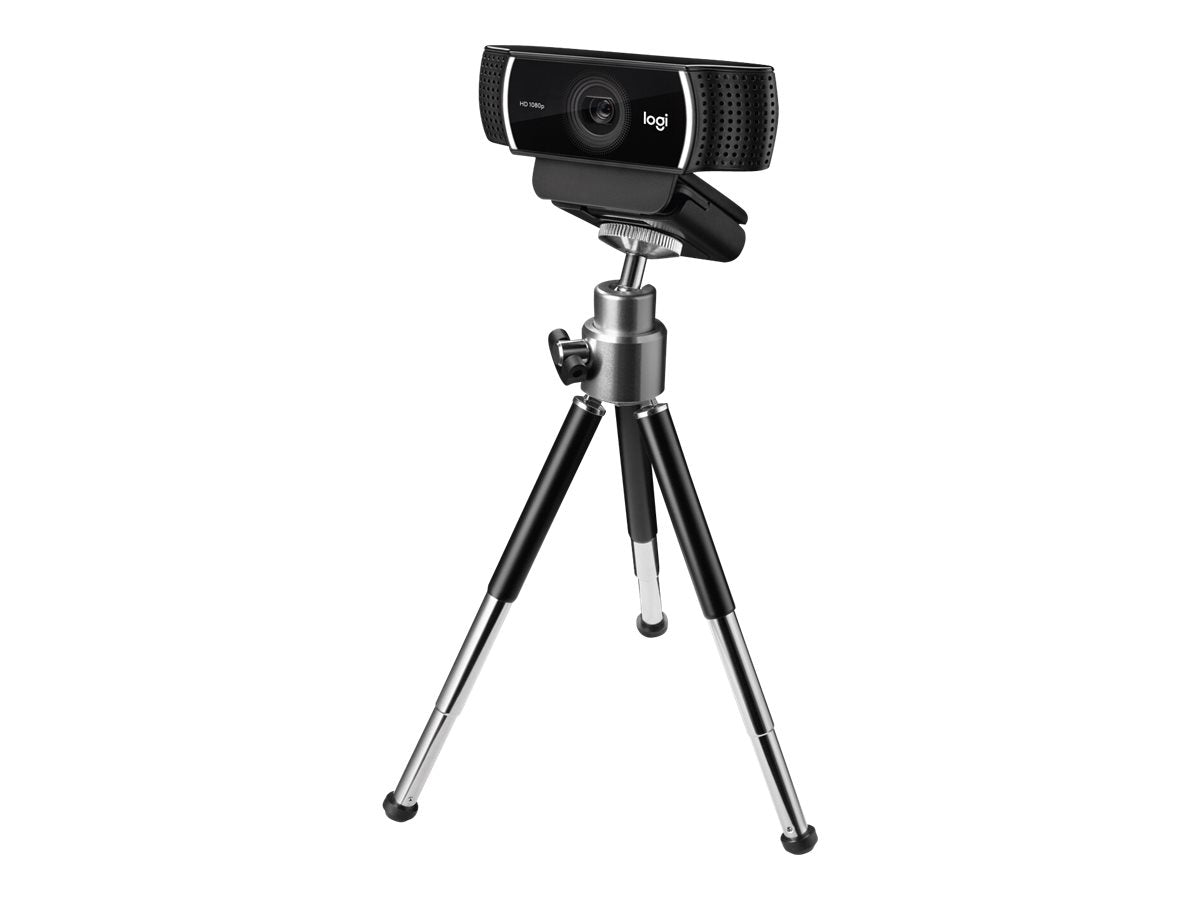 Logitech HD Pro Webcam C922 - Webcam - color - 720p, 1080p - audio - H.264