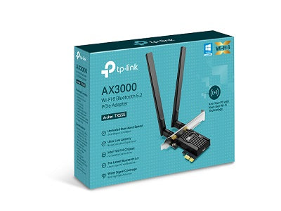TP-Link ARCHER TX55E V2 - Adaptador de red - PCIe - Wi-Fi 5, Bluetooth 5.2, Wi-Fi 6