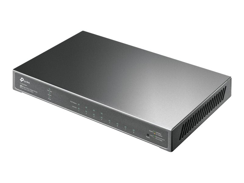 TP-Link JetStream TL-SG2008P - V1 - conmutador - inteligente - 4 x 10/100/1000 + 4 x 10/100/1000 (PoE+)