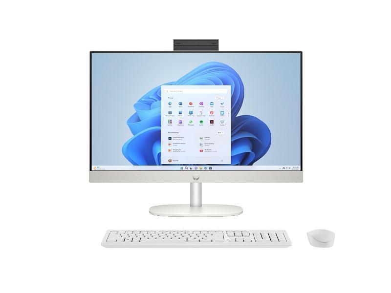 HP - All-in-one - AMD Ryzen 5 7520U / 4.8 GHz - DDR5 SDRAM - 512 GB HDD - 23.8" - Integrated graphics