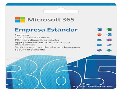 Microsoft 365 Business Standard Licencia 1 usuario activo