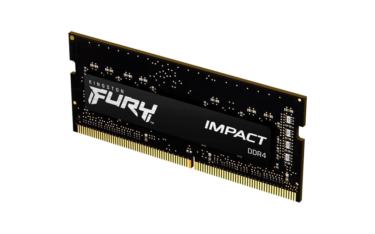 Memoria RAM Kingston Fury Impact 8 GB DDR4 3200 MT/s SO-DIMM para laptop (KF432S20IB/8)
