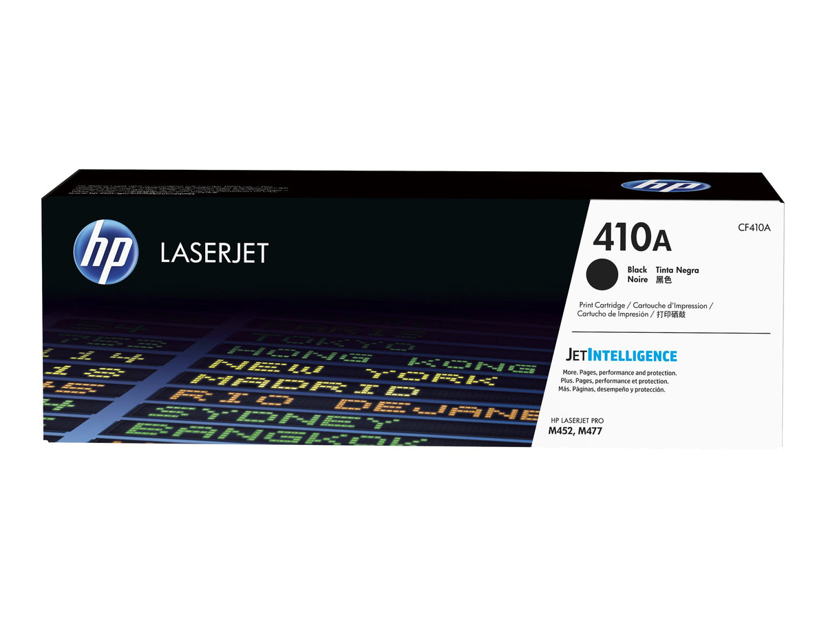 HP 410A Negro original LaserJet cartucho de tóner (CF410A) para Color