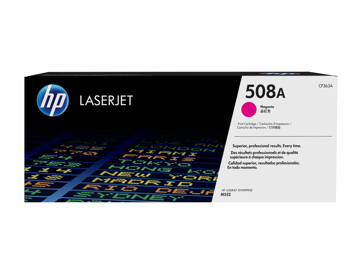 HP 508A MAGENTA LJ TONER CARTRIDGE
