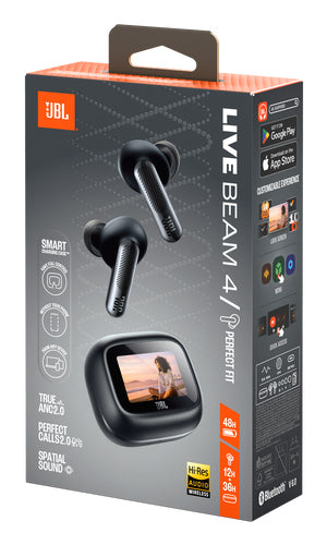 JBL LIVE Beam 4 Audífonos True inalámbrico Negro