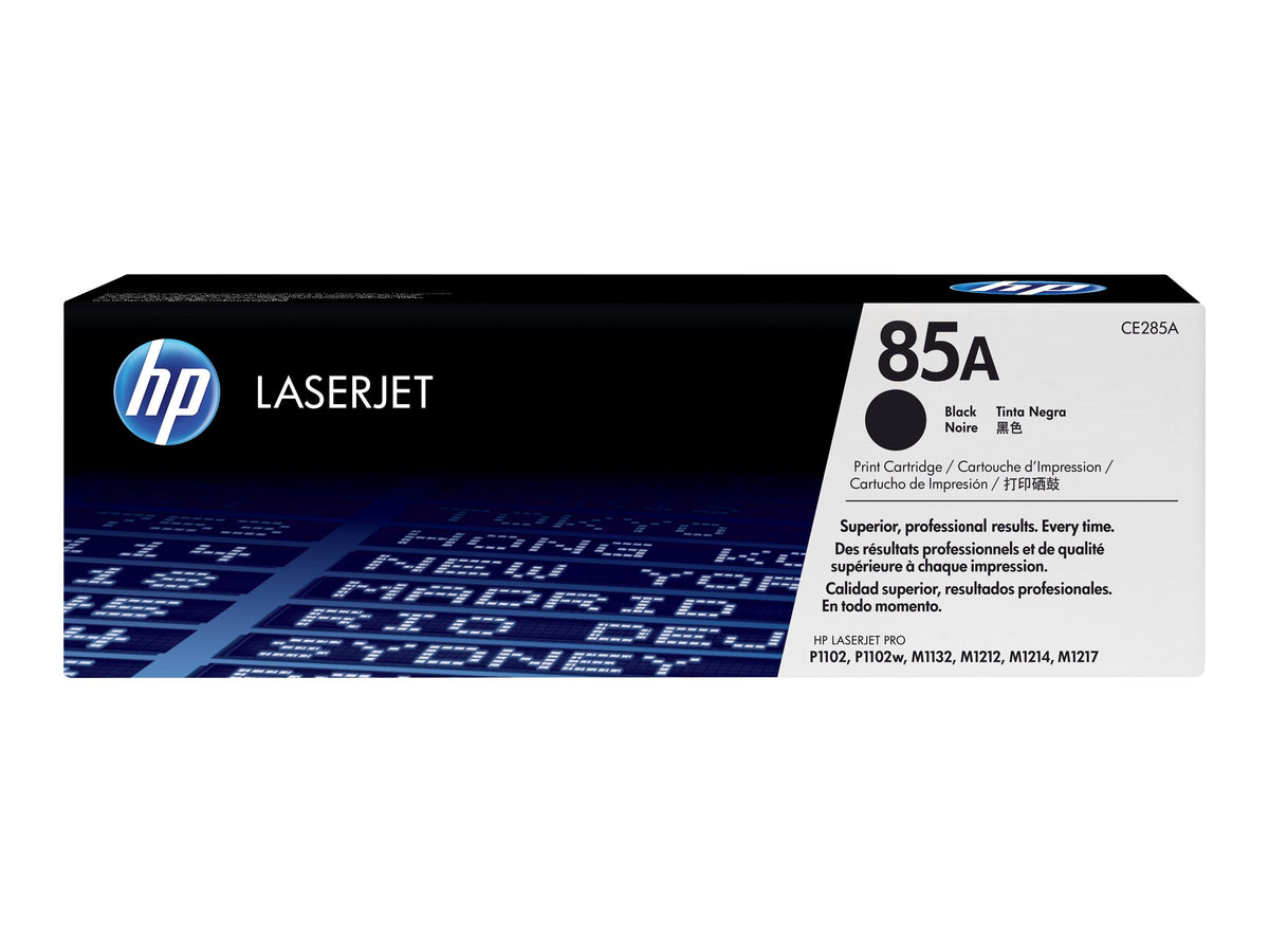 HP 85A Negro original LaserJet cartucho de tóner (CE285A)