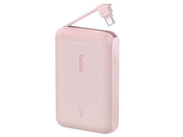 Belkin 10K Power Bank with 20W PD + Integrated USB-C Cable